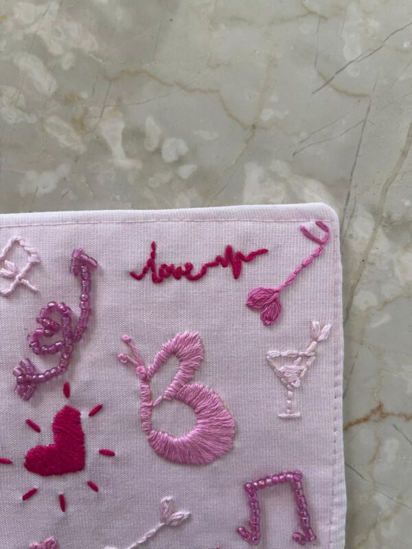 Hand embroidered Coaster
