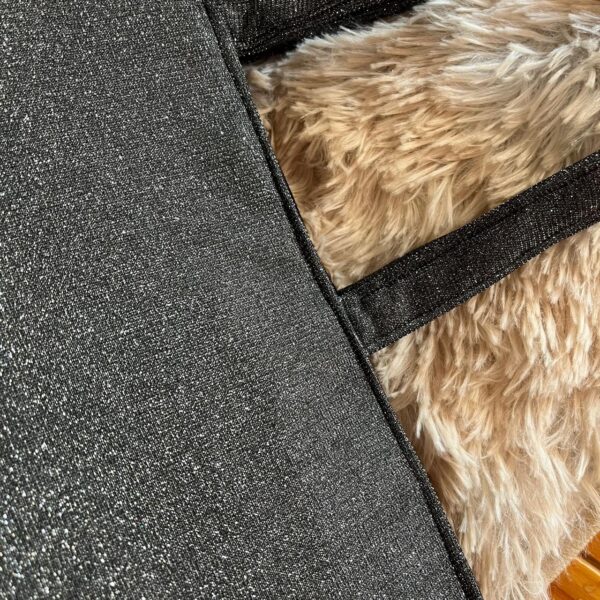 Black Shimmer Tote - Image 3