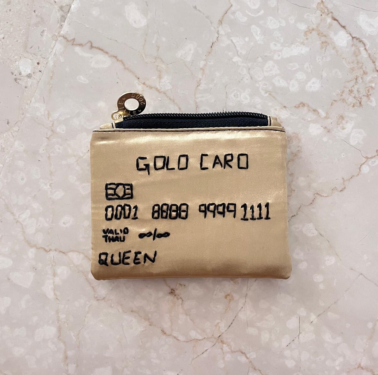 Gold Credit Card Holder