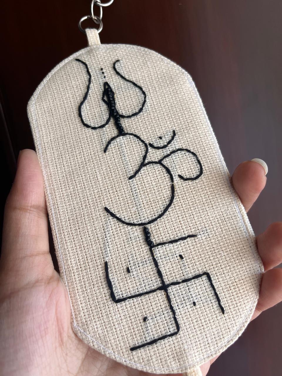 Evil Eye Wall Hanging with Tri Shakthi & Hamsa Hand