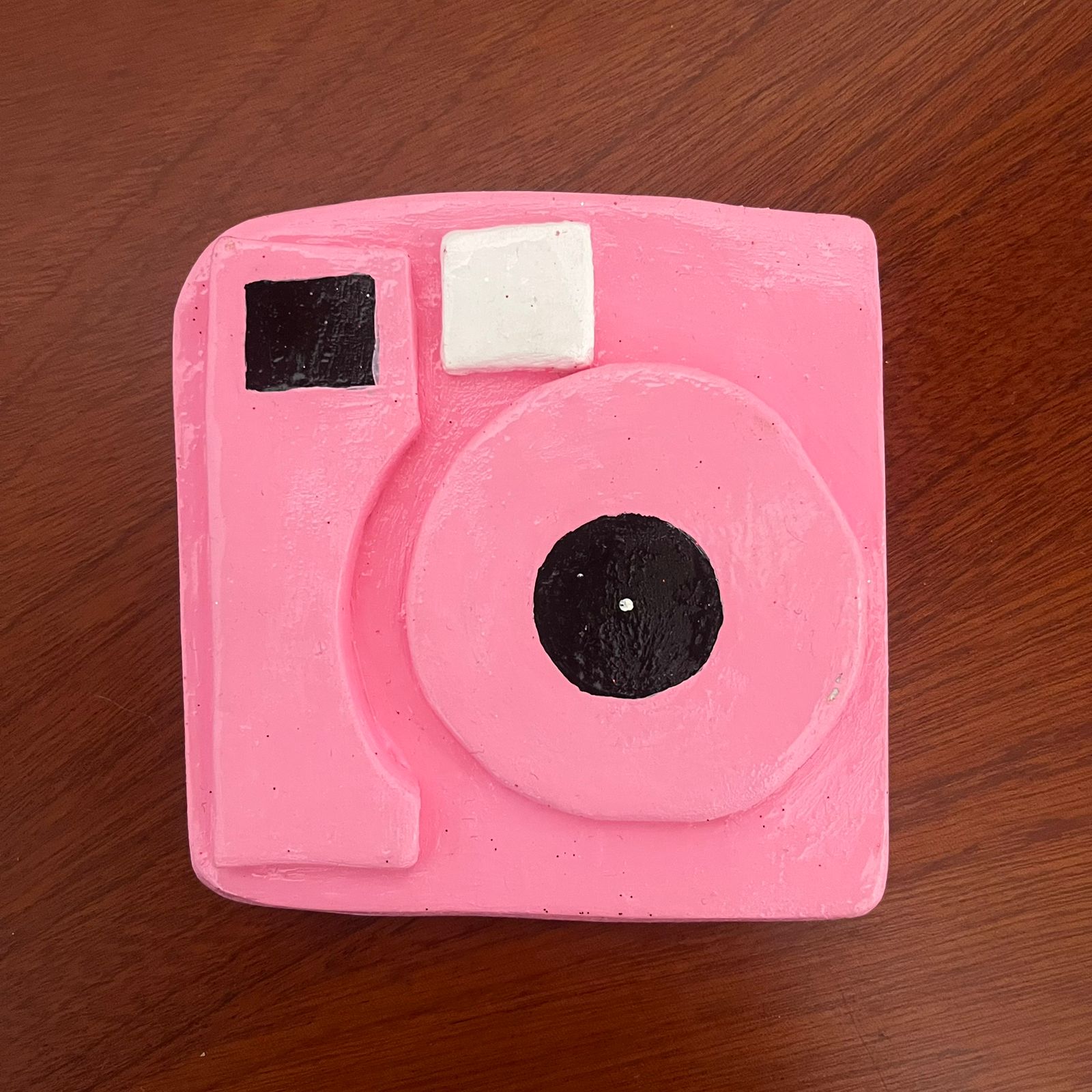 Pink Camera Photo Holder