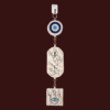 Evil Eye Wall Hanging with Tri Shakthi & Hamsa Hand