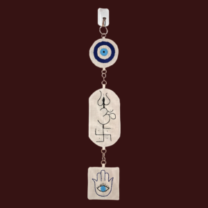 Wall hanging Evil Eye Wall Hanging with Tri Shakthi & Hamsa Hand