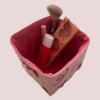 Hand Embroidered Jute Basket