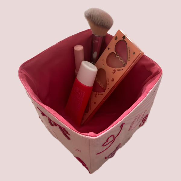 Hand Embroidered Jute Basket