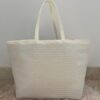 Handbag White Shimmer Tote