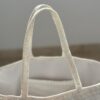 Handbag White Shimmer Tote