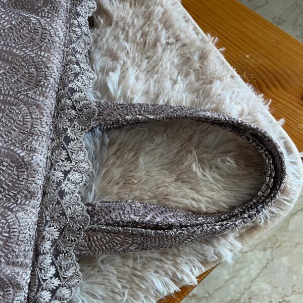 Lace Shimmer Tote