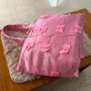 Handbag Pink Butterfly Tote