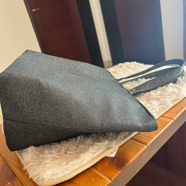 Black Shimmer Tote