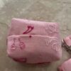 Hand Embroidered Jute Wristlet – “Happy Crush”