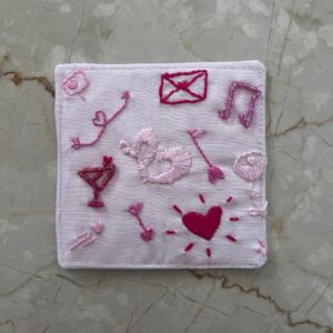 Coaster Hand Embroidered Coaster 2