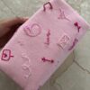 Makeup Pouch Hand Embroidered Make-Up Pouch – “Happy Crush”