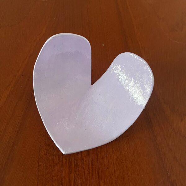 Trinklet Pastel purple heart trinket