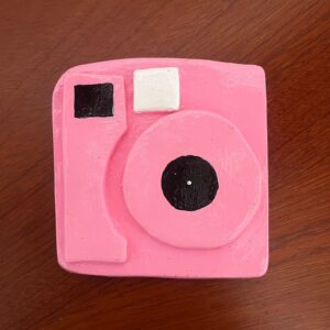 Photo stand Pink Camera Photo Holder