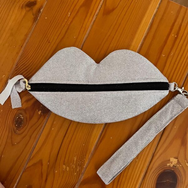 Wallet Silver Lip-Shaped Wallet
