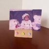 Photo stand Rectangle Photo Holder with Flowers