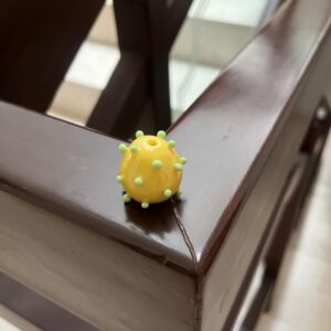 Yellow Dot Vase