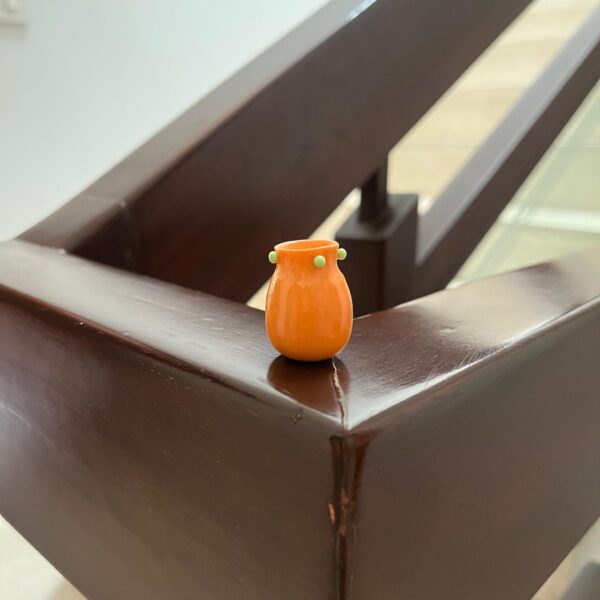 Vase Orange Dot Pot Vase