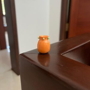 Orange Dot Pot Vase