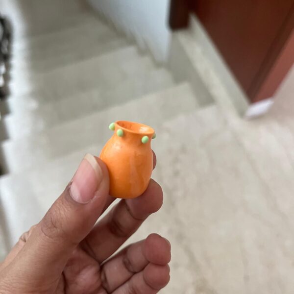 Vase Orange Dot Pot Vase