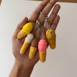 Ice Cream Keychain